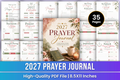 2027 Prayer Journal | Daily Prayer &amp; Faith Reflection Product Image 1
