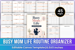 Busy Mom Life Routine Organizer | Daily Planner Product Image 1