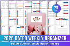 2026 Dated Weekly Organizer Canva Interiors Product Image 1