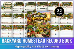 Backyard Homestead Record Book | Gardening, Livestock Product Image 1