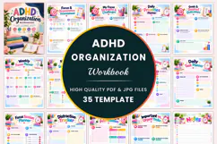 ADHD Organization Workbook kdp interiors Product Image 1