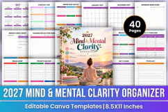 2027 Mind & Mental Clarity Organizer | Mindfulness, Focus Product Image 1