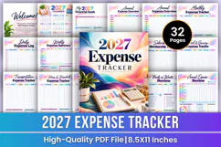 2027 Expense Tracker | Budget Planning, Spending & Financial Product Image 1