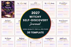 2027 Witchy Self-Discovery Journal Kdp interiors Product Image 1