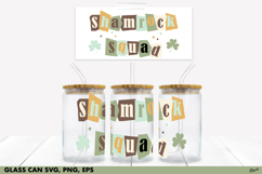 St Patrick’s Day 16 OZ Glass Can Wrap SVG, PNG, EPS Product Image 1