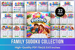 Family Sudoku Collection | Kids Sudoku Puzzles, Brain Product Image 1