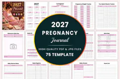 2027 Pregnancy Journal Kdp interiors Product Image 1