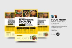 Food Menu Flyer Template Product Image 1