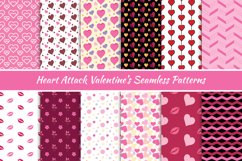 Heart Attack Valentine&#039;s Seamless Pattern Set Product Image 1