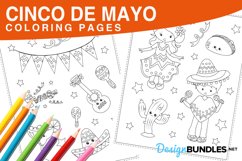 Cinco de Mayo Coloring Pages Product Image 1