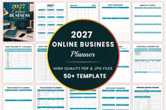 2027 Online Business Planner Kdp interiors Product Image 1