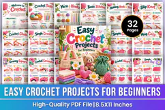 Easy Crochet Projects for Beginners | Printable Crochet Product Image 1