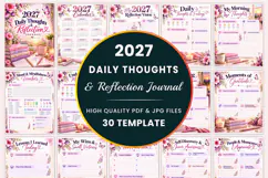 2027 Daily Thoughts & Reflection Journal Product Image 1