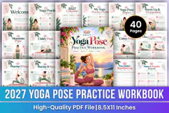 2027 Yoga Pose Practice Workbook | Yoga Poses, Practice Product Image 1