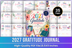 2027 Gratitude Journal | Daily Gratitude &amp; Positive Mindset Product Image 1