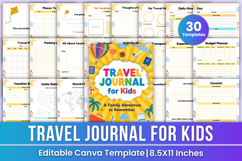 2026 Travel journal for kids Canva Templates Product Image 1