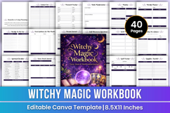 Witchy Magic Workbook | Tarot, Manifestation &amp; Spiritual Product Image 1