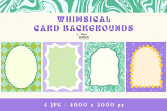 Whimsical Backgrounds. Modern Playful Bold Card Templates Product Image 1