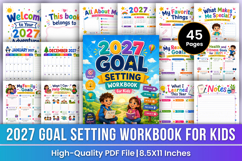 2027 Goal Setting Workbook for Kids Product Image 1