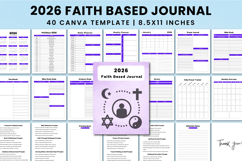 2026 Faith Based Journal For Canva Interior Product Image 1