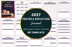 2027 Prayer & Reflection Journal Kdp interiors Product Image 1