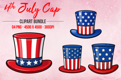 4th July Cap Clipart Product Image 2