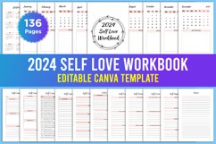 2024 Self Love Workbook Canva Interior Product Image 1