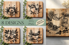 Gingerbread Cookies SVG | Christmas Laser Engraving Product Image 1