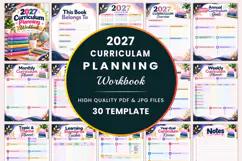 2027 Curriculum Planning Workbook Product Image 1