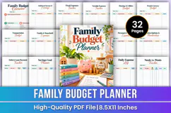 Family Budget Planner | Income, Expenses, Savings Product Image 1