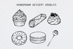 Hand Drawn Dessert and Sweets Doodles Product Image 1