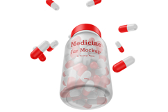 Pills Jar Mockups Product Image 2