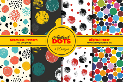 Abstract Dots Seamless Pattern and Digital paper Product Image 1