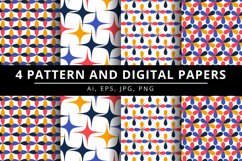 Vector Modern Seamless Pattern and Digital Paper Product Image 1