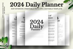 2024 Daily Planner Kdp Interior Product Image 1