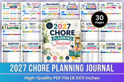 2027 Chore Planning Journal | Chore Chart Product Image 1