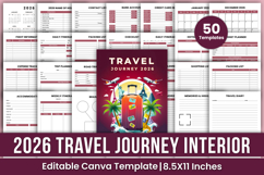 2026 Travel Journey Canva Kdp Interiors Product Image 1