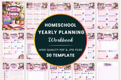 2027 Homeschool Yearly Planning Workbook Product Image 1