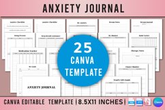 Anxiety Journal For Canva Interior Product Image 1