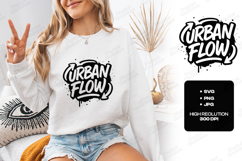 Urban Flow SVG PNG JPG Street Graffiti Style Arrows Art Product Image 1