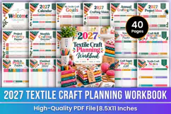 2027 Textile Craft Planning Workbook | Craft Projects Product Image 1