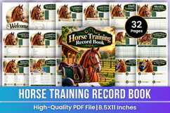 Horse Training Record Book | Training Logs, Riding Skills Product Image 1