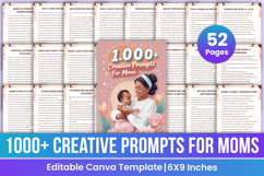 1000 Creative Prompts for Moms Canva Template Product Image 1