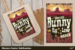 Easter Western Sublimation, Vintage Easter PNG Product Image 1