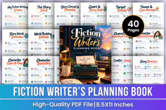 Fiction Writer’s Planning Book | Story Ideas, Character Product Image 1