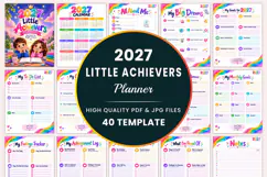 2027 Little Achievers Planner Kdp interiors Product Image 1