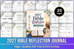 2027 Bible Reflection Journal | Scripture Study &amp; Faith Product Image 1