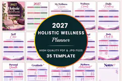 2027 Holistic Wellness Planner Kdp interiors Product Image 1