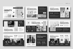 Black &amp; White Powerpoint Template Product Image 2