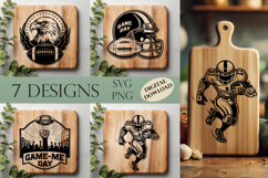 Football SVG Bundle, Laser Cut Files, Product Image 1